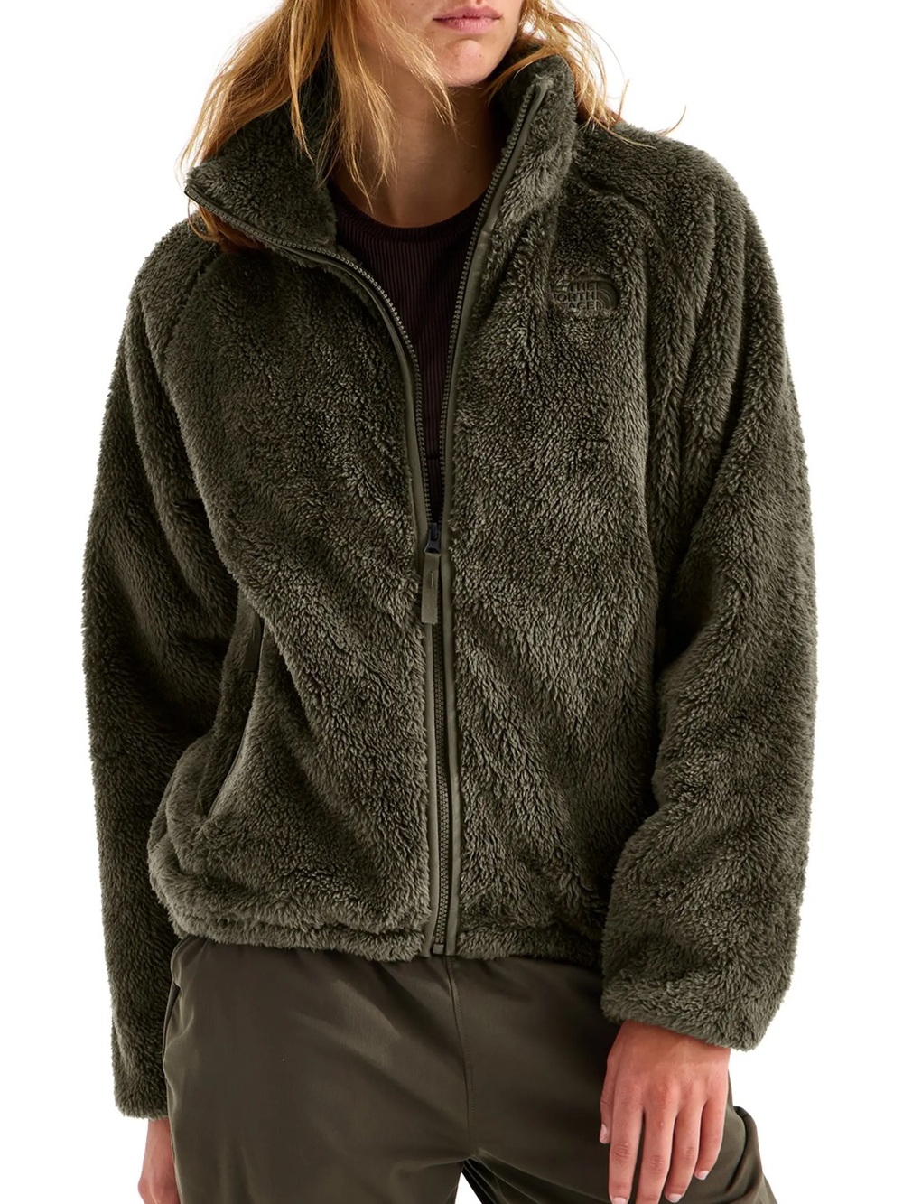 The North Face Green Osito Evolve Full Zip Fleece Jacket